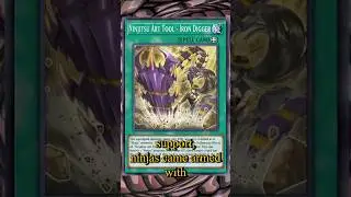 Yu-Gi-Oh! Ninja Card Profile - Ninjitsu Art Tool - Iron Digger