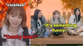 Clueless CHAEWON asking YUNJIN what does &ldquo;C*NTY BOB&rdquo; mean