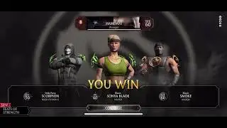 MORTAL KOMBAT FATAL DARK QUEEN'S TOWER FINAL MATCH BOSS BATTLE 200 COMPLETED WITH REWARDS (2ND TIME)