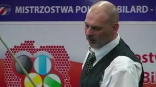 Mistrzostwa Polski w Bilard - Rumia 2016 Karol Skowerski vs Tomasz Bąk 10 bil
