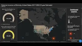 Extreme Household Income vs Ethnicity US 2017-2022 (5-year Estimate)- Dashboard Tutorial