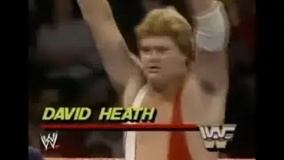 Gangrel (David Heath) vs. Big Bossman w/ Slick (12 25 1988 WWF Wrestling Challenge)