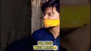 🎭 Dupatta Escape Challenge 🤐 | Funny Bondage Game with Tape & Scarf 😆 #challengevideo #escapegame