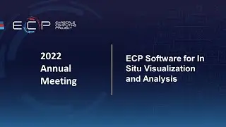 ECP Software for In Situ Visualization and Analysis