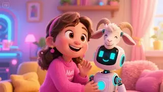 Mary Had a Robot Goat | Fun Robot Rhyme for Kids | Nursery Rhymes & Learning Songs