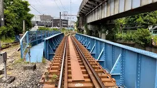 {JAPAN/Kawasaki]Musashi-Shiraishi Station area to Hamakawasaki Station walking scenery[Tsurumi Line]