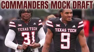 Washington Commanders 7 round NFL Mock Draft!!