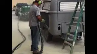 Dustless Media Blast Off / #Murrieta #California #dustless blasting #sandblasting #media blasting