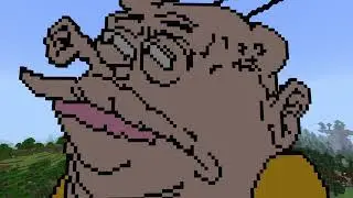A Minecraft tribute to Meat Canyon