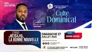 JÉSUS, La bonne nouvelle avec l’Evangéliste Esdras BAKONA