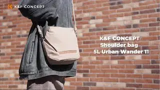 Handy Camera Bag for Cityscape Photography | K&F CONCEPT Camera Sling Bag 5L Urban Wander 11