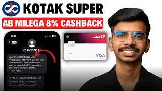 Kotak 8% cashback Trick, Kotak 811 Super Cashback Trick | Kotak Super 500 Cashback #kotak811super
