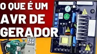 O QUE É UM AVR ou PLACA REGULADORA DE TENSÃO como ligar no grupo gerador #avr #diesel #