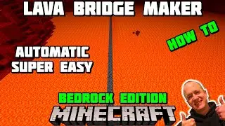 LAVA BRIDGE MAKER Minecraft
