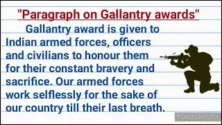 short paragraph on Gallantry awards winners। Gallantry awards winners essay in english #gallantry