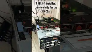 #RedHat #Linux installed on my new #Dell #PowerEdge #R730. Time to study for the #RHCSA 😁❤️