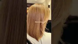 Окрашивание Beige blonde