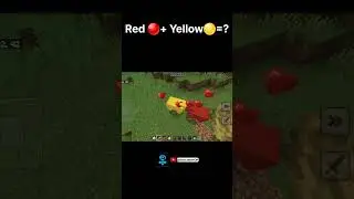 Minecraft logic Sheep color mixing❤️💛#cebum #trend #minecraft #sheeplogic #shorts