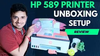 HP 589 Smart Tank Wireless All-in-One Printer - Unboxing | Review | Features, Specification & Setup