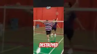 Got out classed by former Thailand National Team&rsquo;s player #badminton #thailand #luckorskill #shorts