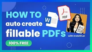How to create fillable PDF forms using AI