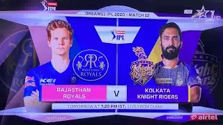 KKR VS RR MATCH 12 | DREAM 11 IPL2020 | HIGHLIGHTS #C19