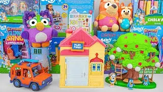 Bluey Toy Collection Unboxing Review 🌳 Bluey Tree Playset & Bluey Chattermax Plush Toy