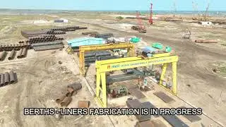 Machilipatnam  Greenfield port Andhra Pradesh krishna district Full Work Activity in progress