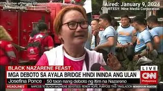 The Last Nazareno Coverage of CNN Philippines | Newsroom Ngayon Kasama si Ruth Cabal (Jan. 9, 2024)