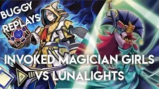 Invoked Magician Girls VS Lunalights - Buggy Replays (Yu-Gi-Oh! Duel Links)
