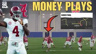 8 EASY Plays in Alabama Playbook (ELITE) | College Football 25