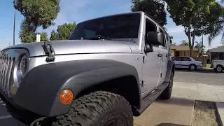 Jeep Jw Speaker 8700 J2 Carbon fiber Headlights install and review