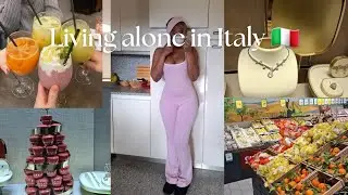 Quiet Days in My Life in Italy| Living Alone, Grocery Shopping & Christmas Market | Slow Vlog