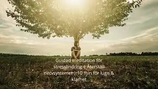 Guidad meditation för stresslindring | Återställ nervsystemet | 10 min för lugn & klarhet