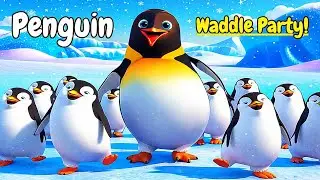 Penguin Waddle Party 🐧 | Fun Dance & Movement Song for Toddlers