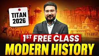 Modern History - 1st Class by Vikas Ahlawat Sir | Titan UPSC 2026 Batch 🔥