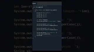 String Methods Program in Java | Program in Java | Coding for beginners | Basic program in Java