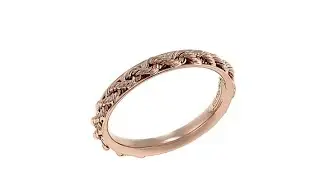 Michael Anthony Jewelry 10K Rose Gold Rope Chain Band Ri...