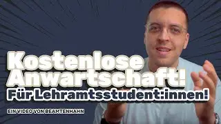 Kostenlose Anwartschaft f&uuml;r Lehramtsstudenten sichern
