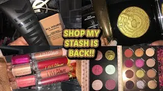 SHOP MY STASH IS BACK!!! Makeup I'm using in My Collection For March!! ☘🍀💰💰