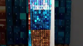 3D shimmer wall panels | sequin walls | #youtubeshorts