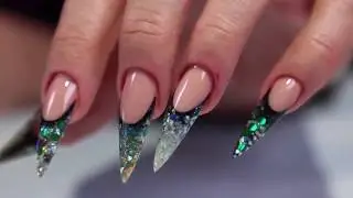 SHARP NAIL DESIGN 2019 -  Perfectly Sculptured Acrylic Stiletto Nails