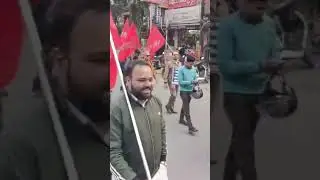 Tuesday, rally in  support the strike of Feb 12, by West Bengal Medical & Sales Representative Union