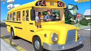 Wheels on the Bus Song | Swish Swish Wipers, Beep Beep Horn & More! | Kids Songs 2026