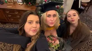 making a cake for morgies graduation (vlogmas day 2)
