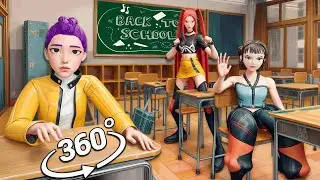 K-Pop Demon Hunters in Your School ! | 360&deg; VR