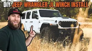 Как установить пластину для лебедки и саму лебедку на Jeep Wrangler 2021-2024 JLUR