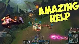 LoL EPIC Moments | Amazing help | ЛоЛ приколы