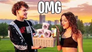 I Surprised My Crush With A Spooky Basket...