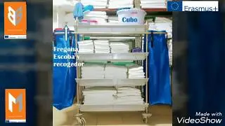 HOTELES Como preparar el carro de pisos, housekeeping hotel tasks.